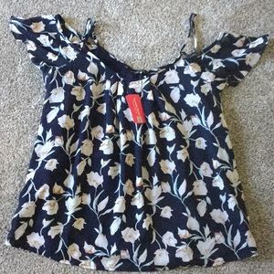 Suzanne Betro cold shoulder blouse